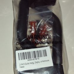 Guitar Wall Hanger Mount - 2 Pack with Hardware 