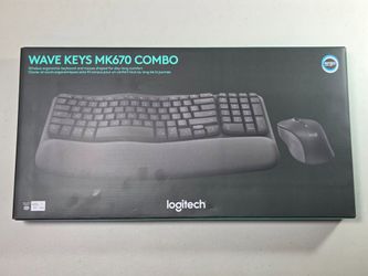 Logitech Wave Keys MK670 Combo Wireless Keyboard
 ~ Brand New