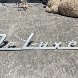 Chevrolet “Deluxe” Sign