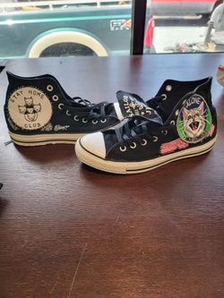 Converse Chuck Taylor's  Sailor Jerry Limited Edition.  Custom Done.