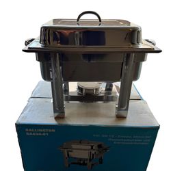 Set Of 3 Stainless Steel Chafing Dish Buffet Set – 4L –Ballington 