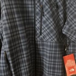 The  North Face Blue Plaid