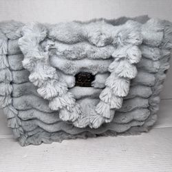 Minky Couture - Annie Bag - Ripple Silver