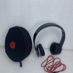 Beats by Dr. Dre Solo HD Over the Ear Headphones - Black, with Protection Case
