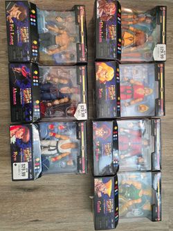 Street Fighter II Action Figure Collection – Set of 7