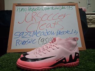 Turf soccer cleats us size 6