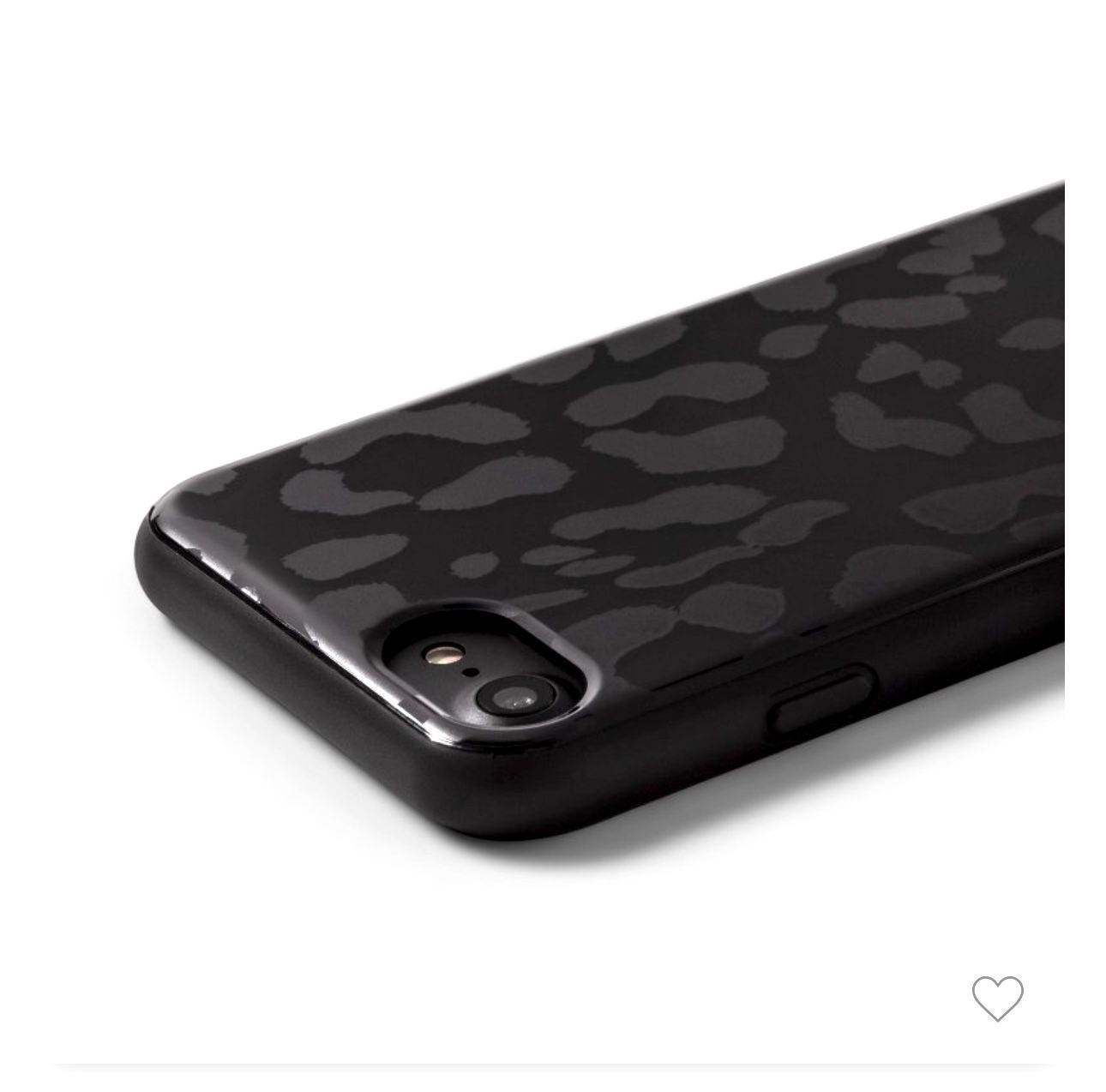 NEW Apple iPhone SE (3rd/2nd generation)/8/7 Case - heydayâ„¢ Black Leopard Print