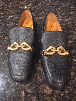 Tory Burch Jessa Black Leather Loafers 6M