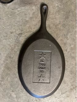 Pre-Seasoned Cast Iron Sizzle Platter for Fajitas, Steaks & Grilling