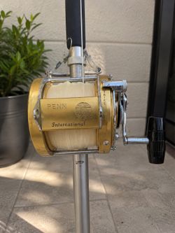 Penn international 80 W with Custom Rod