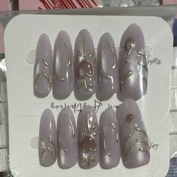 Sailor Moon Press-on Nails Almond Shape Size M