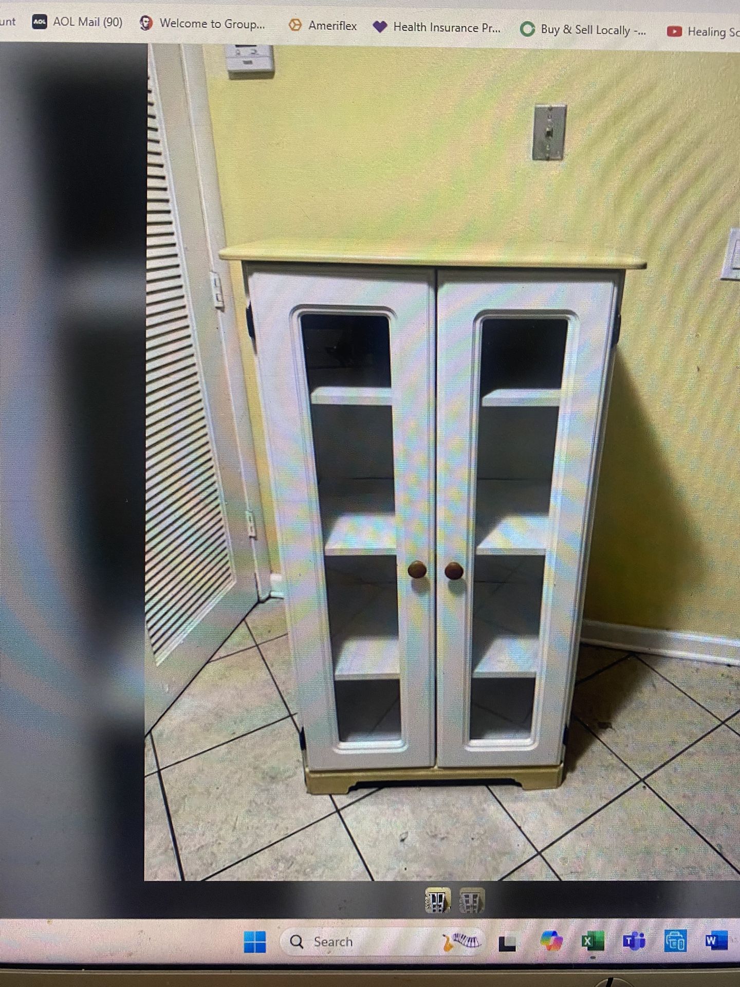 Cabinet, End Table, Art Deco Chair, TV Tray