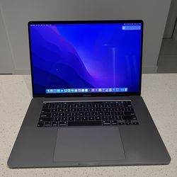 Macbook Pro 16 512 HDD 16 GB RAM Touchbar