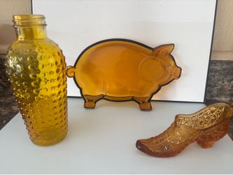 Amber glass  collectables