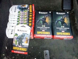 Magic The Gathering Marvel Super Heroes Lot $140
