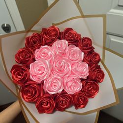 Ribbon Roses Handmade 