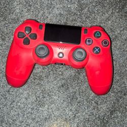 Red PS4 Controller