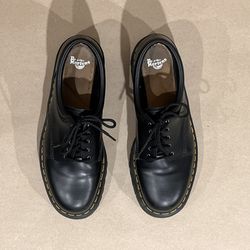 Black Leather Platform Doc Martens Size 13