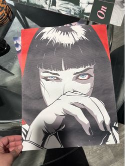 Mia Wallace (pulp fiction) poster