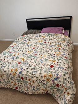 Queen metal bed frame