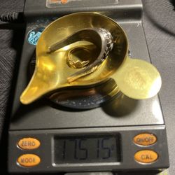 10k Gold Rings Silver Rose Bracelet Ring Alligator Charm 