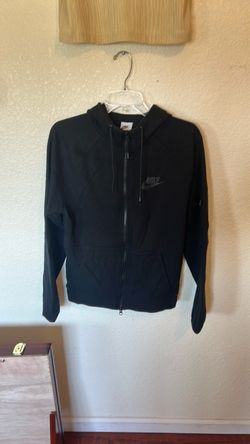 Nike zipper hoodie black, size small