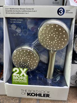 Kohler 2 in 1 shower combo kit