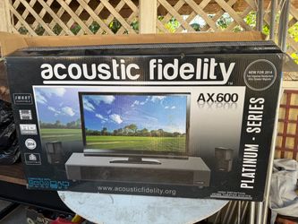 Acoustic Fidelity AX600 Platinum Series home-theater speaker system,