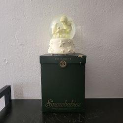Department 56 Snowbabies "Make A Wish" Water Globe NIB
