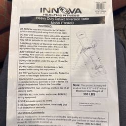 Innova Heavy Duty Deluxe Inversion Table 