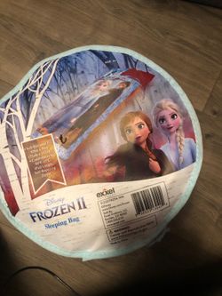 Frozen sleeping bag