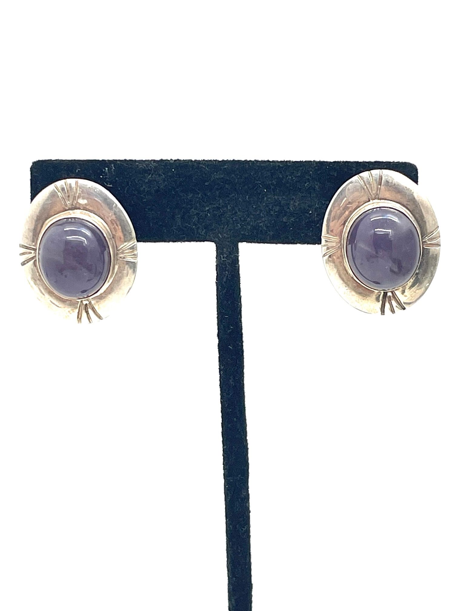 Sterling Desert Rose Trading Co. Amethyst Earrings