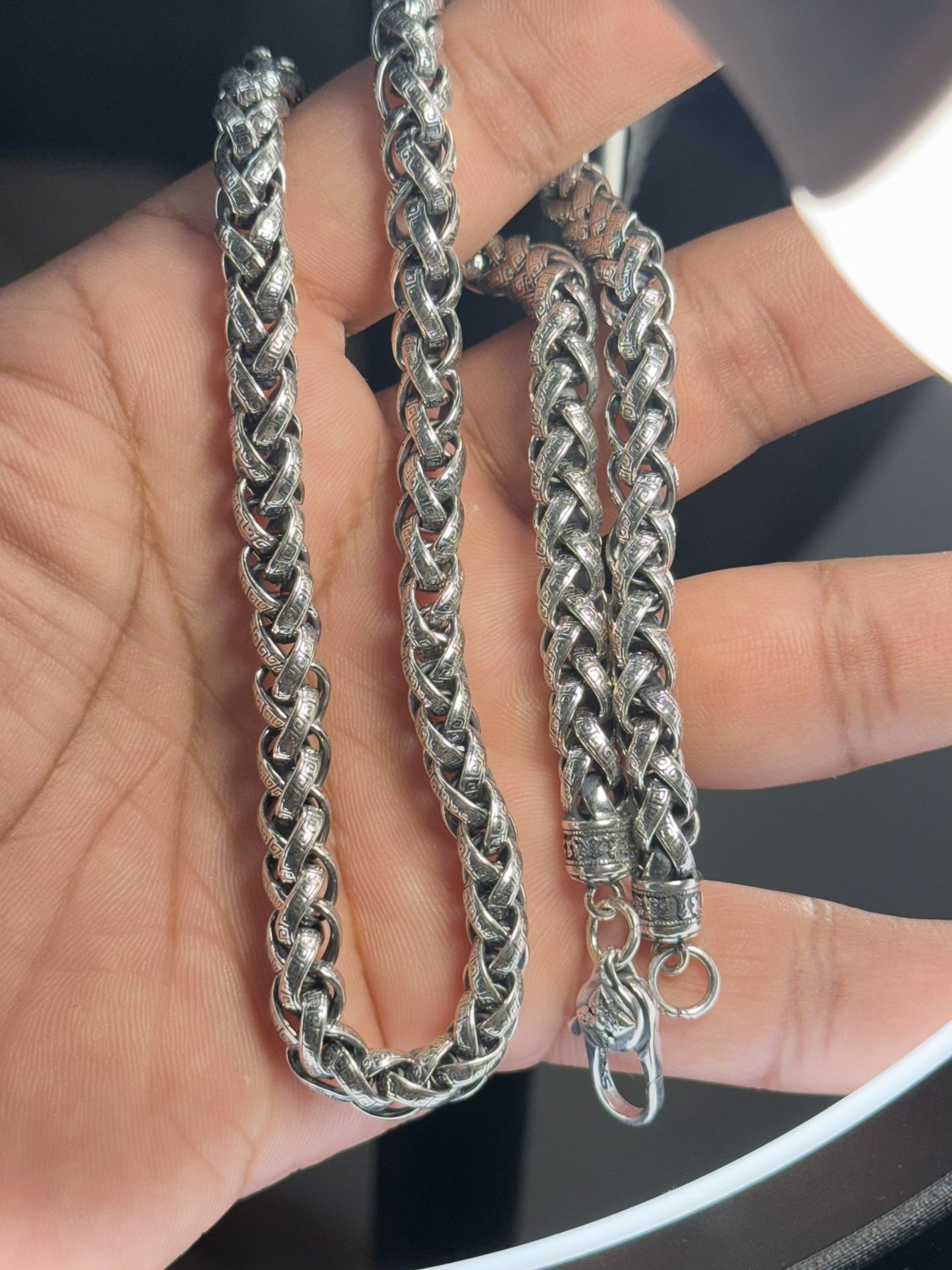 Solid 925 Sterling Silver Chain | 19 Inch | 78.6g | 8mm Thick