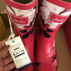 Brand New Joules Rain Boots Women’s 5