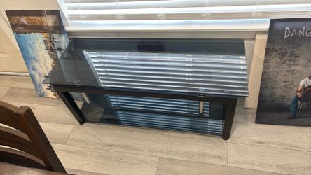 Glass Entertainment Center Table