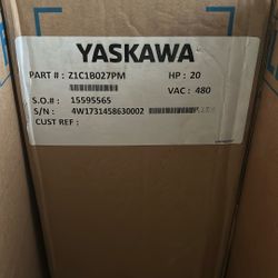 Yaskawa Z1C1B027PM  Z1000 CIMR-ZU4A0027FAA CONFIGURED VFD 480V 27A TYPE 1 NEW