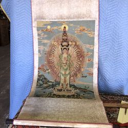 Large Vintage Thangka 