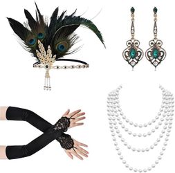 Brand New: Great Gatsby Costume Accessories for Halloween Costume