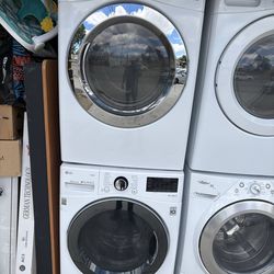Lg stackable washer and gas dryer