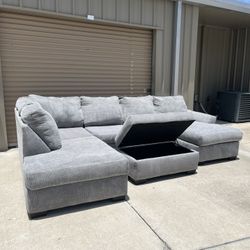 Gray Sectional Couch