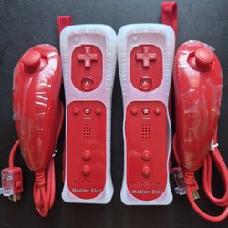 2 Wiimotes W Motion Plus Built In 