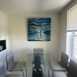 Canvas Wall Art Paintings And Mirror + Matching Bench! 