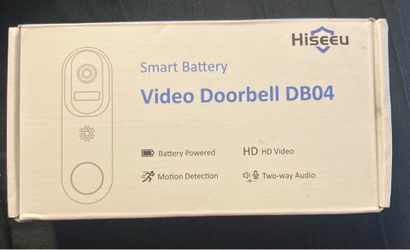 Hiseeu Doorbell Camera Wireless,Live View with Two-Way Talk,2K HD,Night Vision, 150° Wide View,Smart Human Detection,IP65 Waterproof,2.4G & 5GHz WiFi,