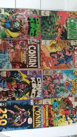 Classic marvel comic books Conan The BARBARIAN