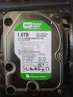 Western Digital 1TB 3.5" SATA hard drive - 2 available