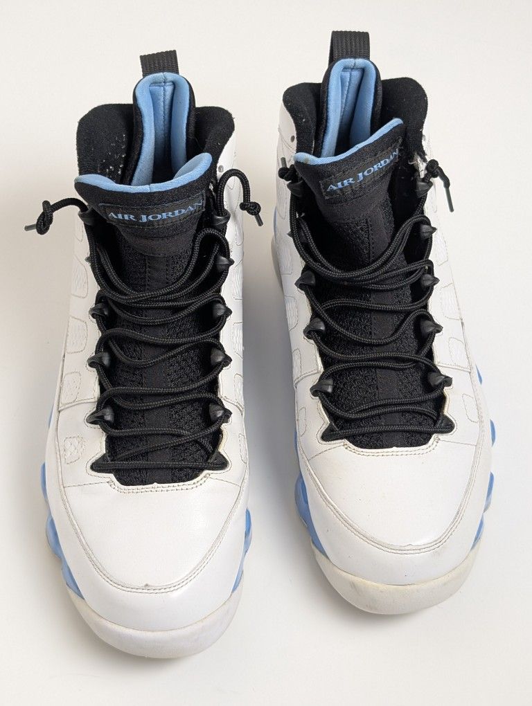 Air Jordan 9 Retro “University Blue” 2010 White Black Carolina Blue Men’s 11
