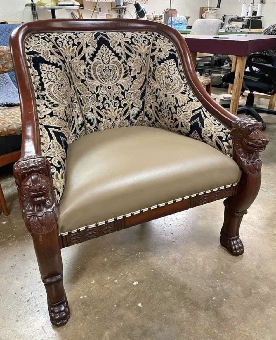 BEAUTIFUL New HANDCRAFTED Accent Chair (READ THE FULL DESCRIPTION)