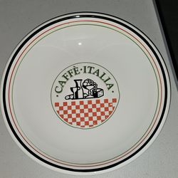 Vintage Himark Caffe Italia Pasta, Salad Serving Bowl 12" Made in Italy!