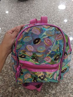Donut plastic see through girls backpack
