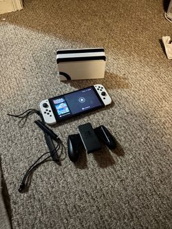 Nintendo Switch OLED White with Dock and Accessories